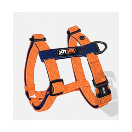 JOYSER-PEITORAL REGULAVEL EM NYLON LARANJA M (1,5X30,5-50,8CM)