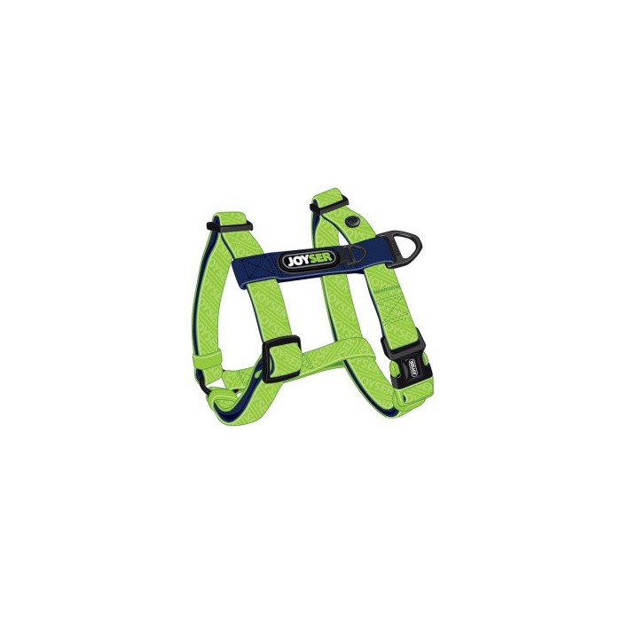 JOYSER-PEITORAL REGULAVEL EM NYLON VERDE (XL) (2,5X50,8-91CM)