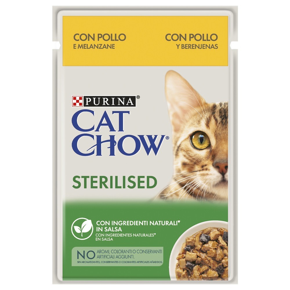 CAT CHOW STERILIZED FRANGO ABOBORA 85G