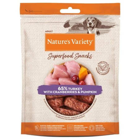 NV DOG SUPERFOOD SNACKS TURKEY 85G
