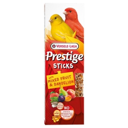 BARRITAS CANARIOS FRUTAS&DENTE LEAO 2UN 60G