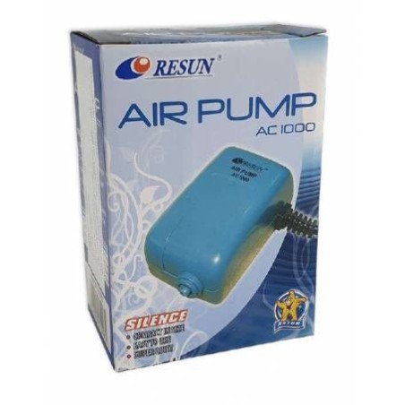 BOMBA DE AR SILENCIOSA "RESUN" DE 1 SAIDA 108L/H (AC-1000)