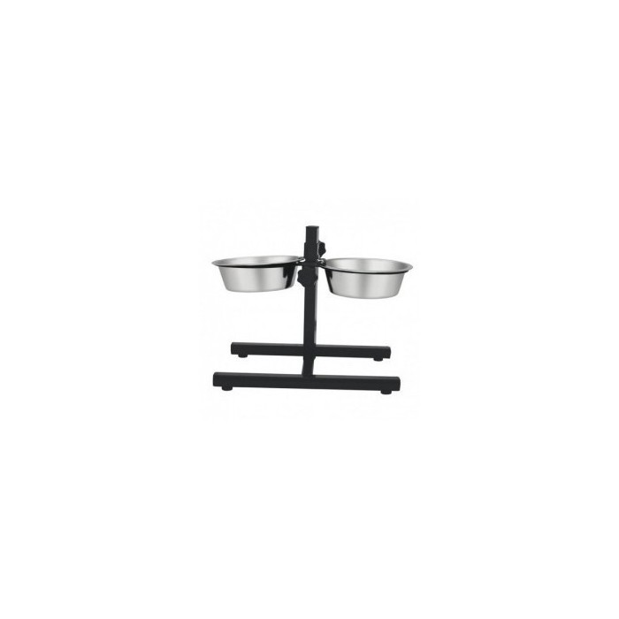 COMEDOURO DUPLO COM SUPORTE REGULAVEL 1,8 L