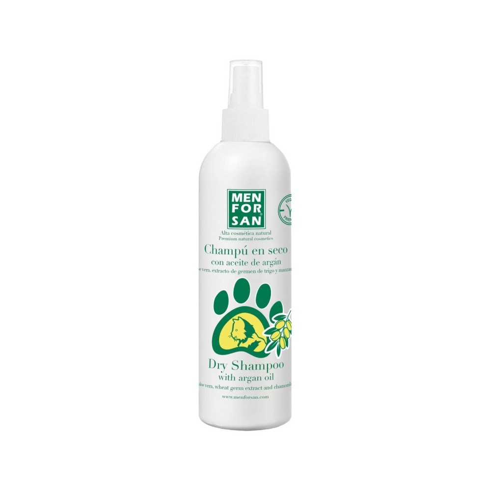 CHAMPO SECO COM OLEO DE ARGAN P/GATOS 250ML