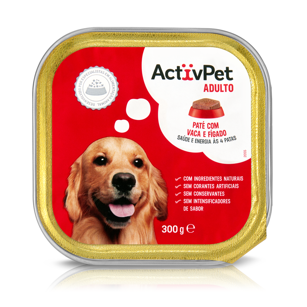 PATE CAO VACA ACTIVPET 300G