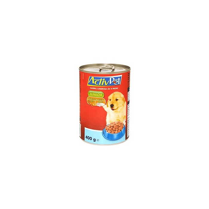PATE CAO JUNIOR ACTIVPET LATA 400G