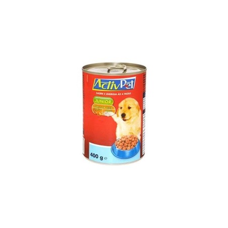 PATE CAO JUNIOR ACTIVPET LATA 400G