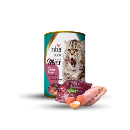 INTERNUTRI MUSS CAT CHICKEN 415G