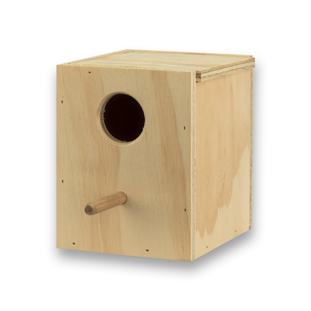 NINHO PERIQUITO MADEIRA VERTICAL