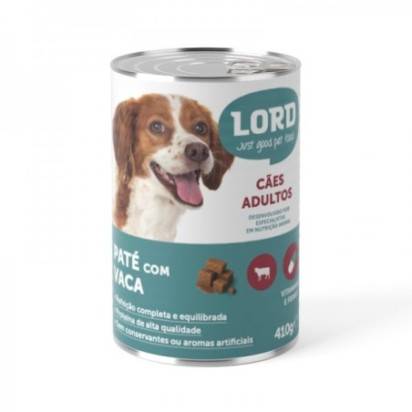 LORD CAO PEDAÇOS VACA C/MOLHO 1250G